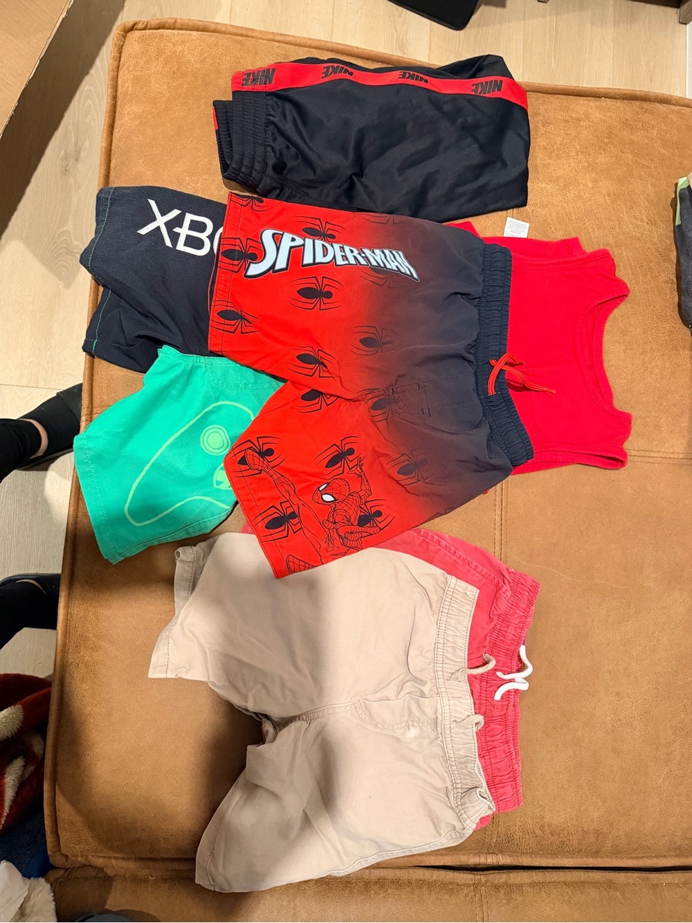 Kid lot, shorts Spiderman Red Ombre Boys Swim Trunks,